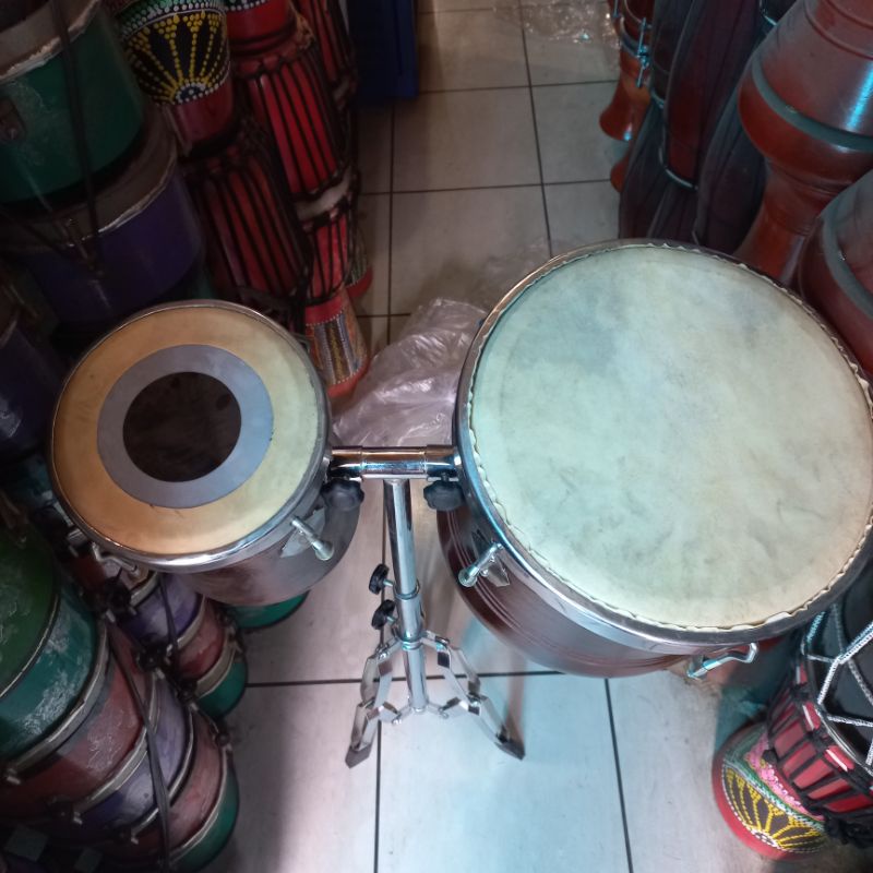 GENDANG TABLA DANGDUT_ KETIPUNG DANGDUTAN KAYU MAHONI_ GENDANG KETIPUNG TABLA MURAH DAN BERKWALITAS