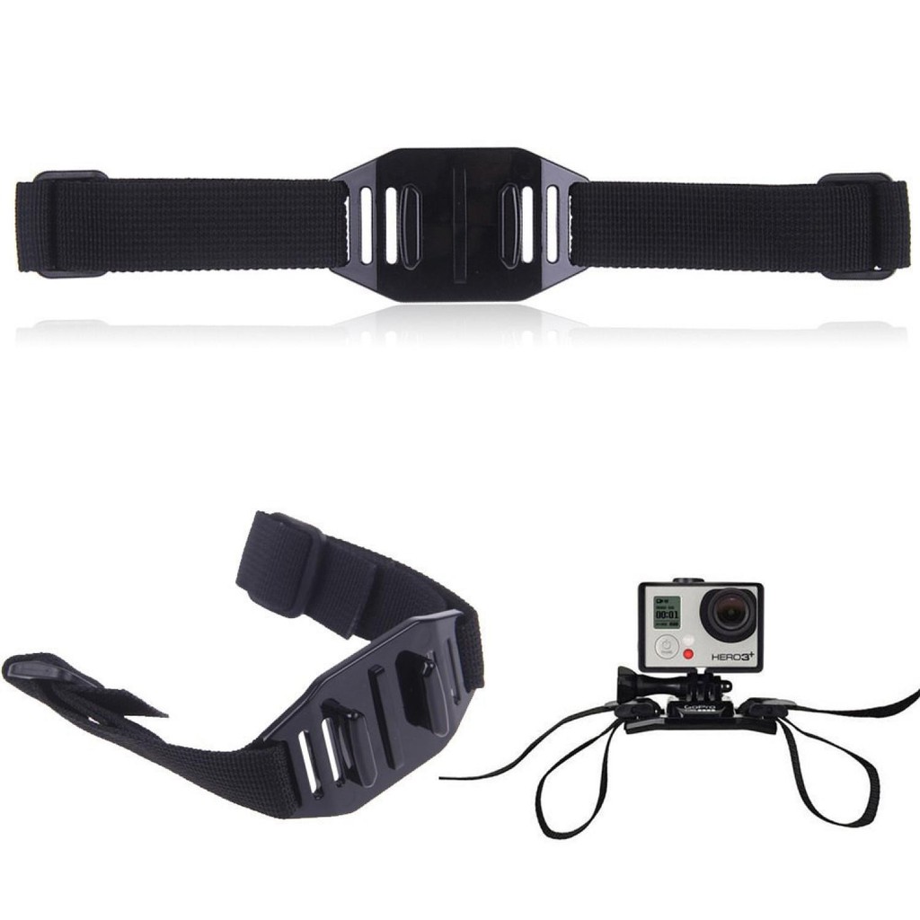 ª802 Helmet Strap Mount Kamera Xiaomi Yi 2 4K Murah Strap Mounting Camera Gopro Helm