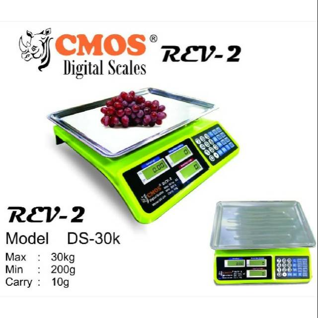 Timbangan Buah Digital 30 KG CMOS Original