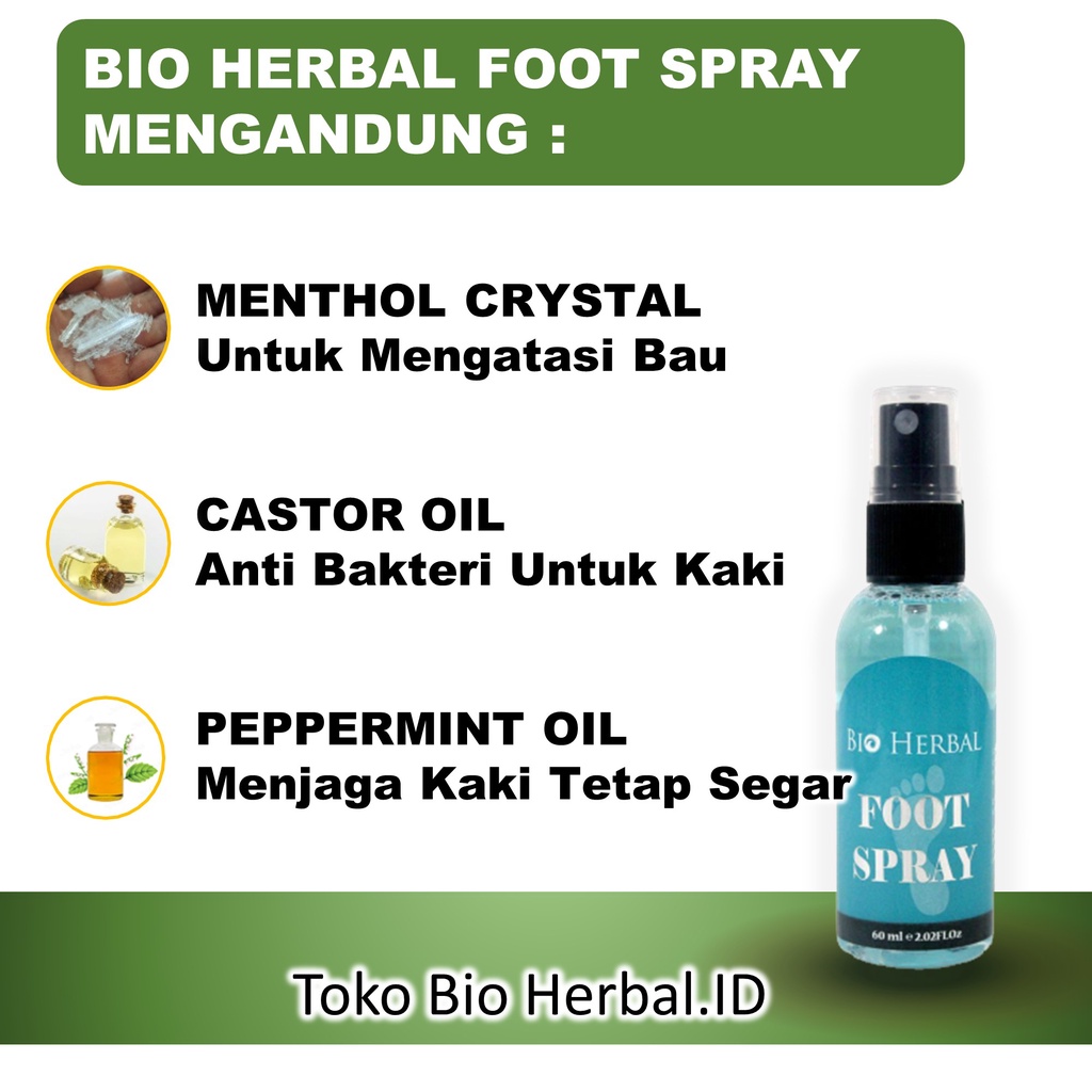 Penghilang Bau Kaki Parfum Kaki Foot Spray B9Q