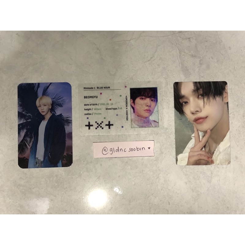 PC OFFICIAL TXT YEONJUN BEOMGYU TAEHYUN