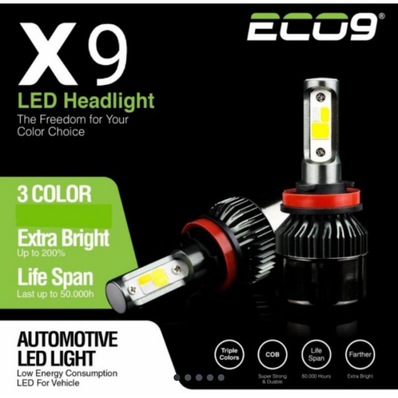 Led foglamp. 3 warna.buat semua mobil .