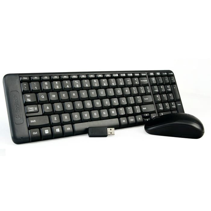 Logitech MK220 Keyboard &amp; Mouse Wireless Original &amp; Resmi