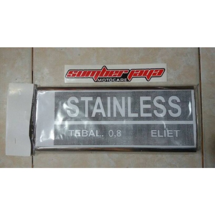 Rumah Plat Nomor Stainless Motor Grade A++