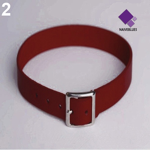 Kalung Choker Bahan Kulit Imitasi Aksen Rivet Spike Buckle Gaya Punk Untuk Wanita