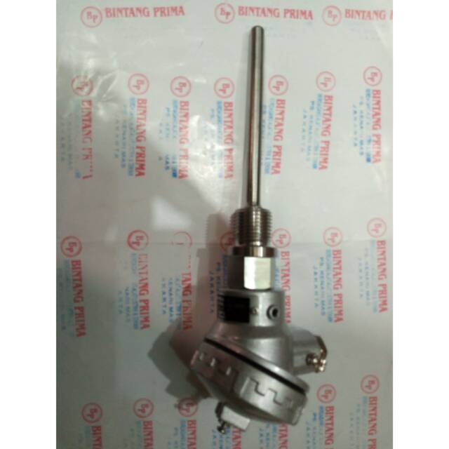 Head 1/2" NPT Thermocouple Tipe RTD PT100 uk. 8 x 100mm / Terminal KSE