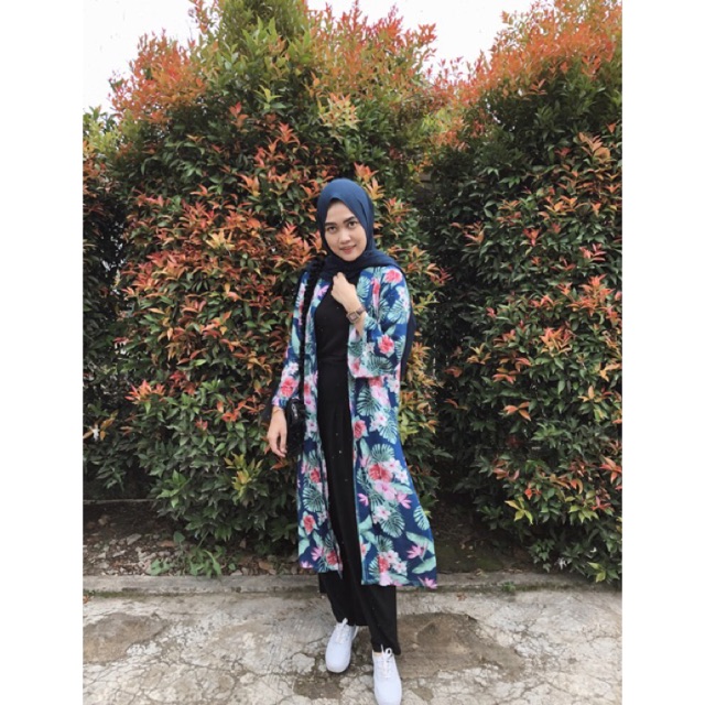 tropical summer outfit hijab