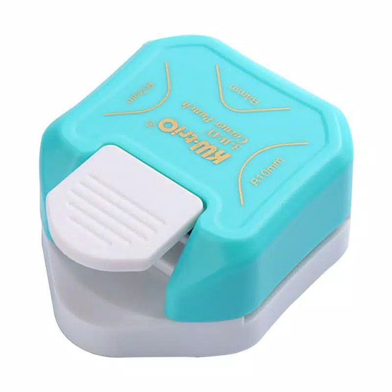 Alat Pemotong Sudut Kertas Bulat 3 in 1 R4 R7 R10 KW TRIO Corner Punch Corner Rounder Pemotong Ujung Kertas