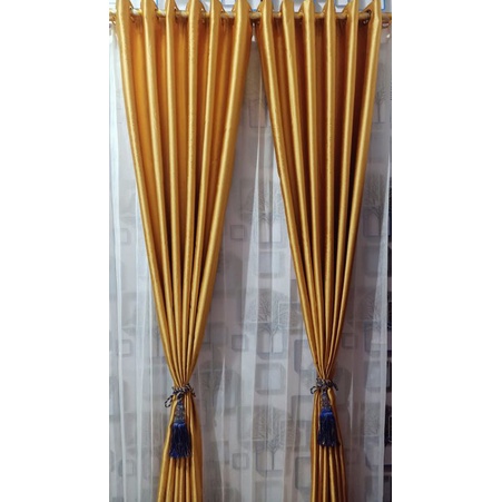 gorden blackout import polos glosi gold gorden pintu gorden jendela