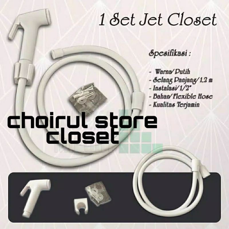 bidet toilet,jet shower,semptotan closet duduk,pancuran wc duduk