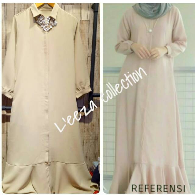 Gamis moscrepe by GALLERY28 (abaya busui Friendly /menyusui