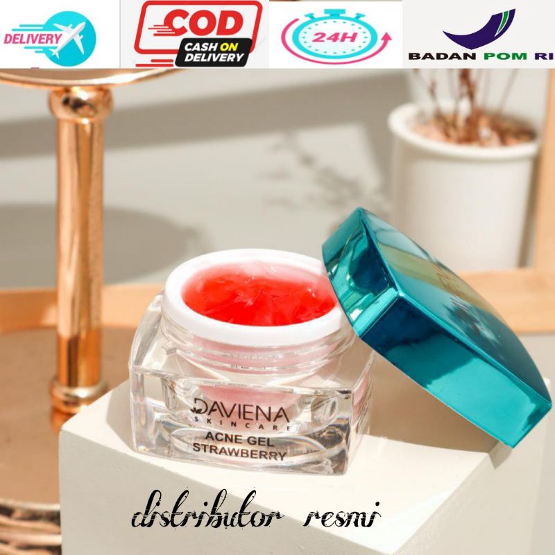 Davienaskincare Gell Strawberry | distributor daviena | davinaskincare