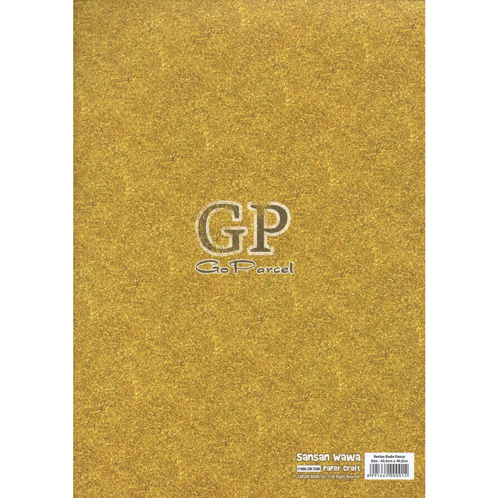 ( 5 Lembar ) POLOS SANWA - KERTAS KADO CREAM YELLOW GOLD COLORS SERIES - GIFT WRAP PAPER SANSAN WAWA KUNING MUDA / KUNING TUA / CREAM / EMAS