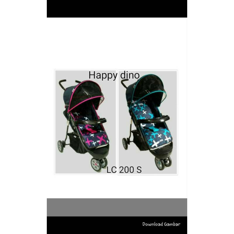 BY-5402 Stroller Babydoes Baby Happy 3 Roda/Kereta Dorong Bayi/Kasur Bayi/Baju Murah