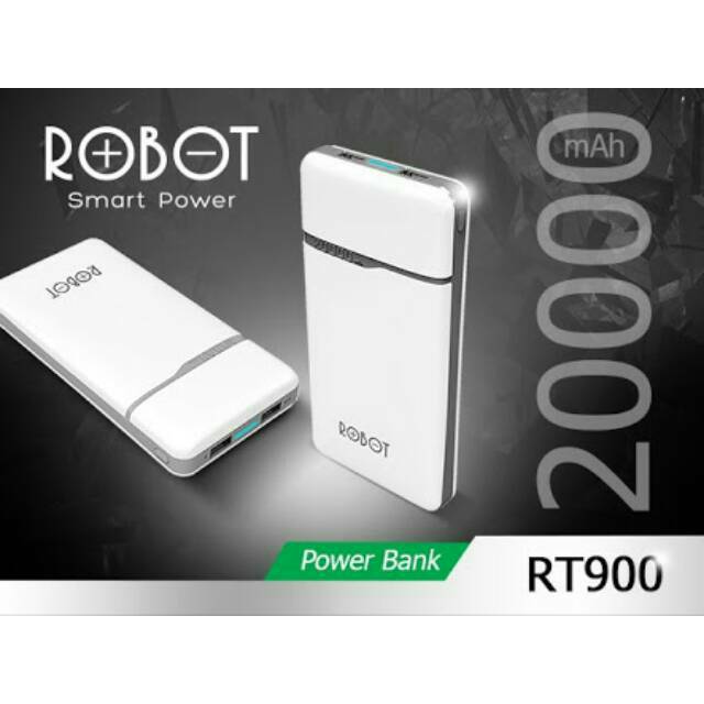 PB Robot 20000mAh RT900 Powerbank Vivan Power Bank 20000 mAh Garansi Resmi Original