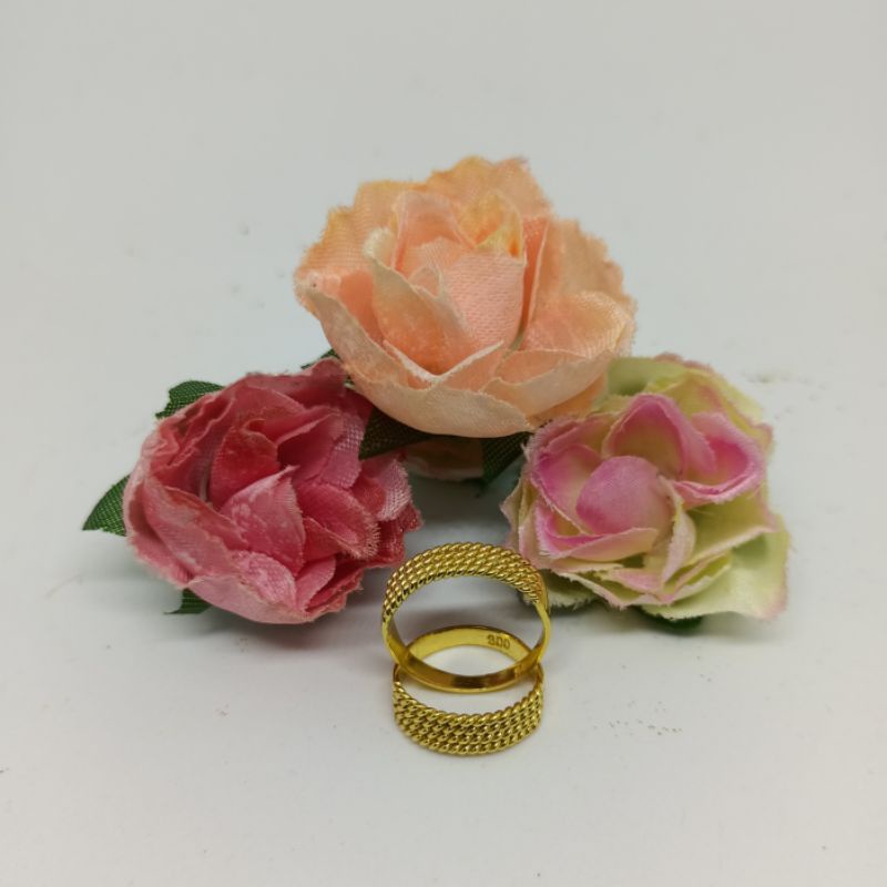 CINCIN LILIT cincin fashion Emas asli kadar G300