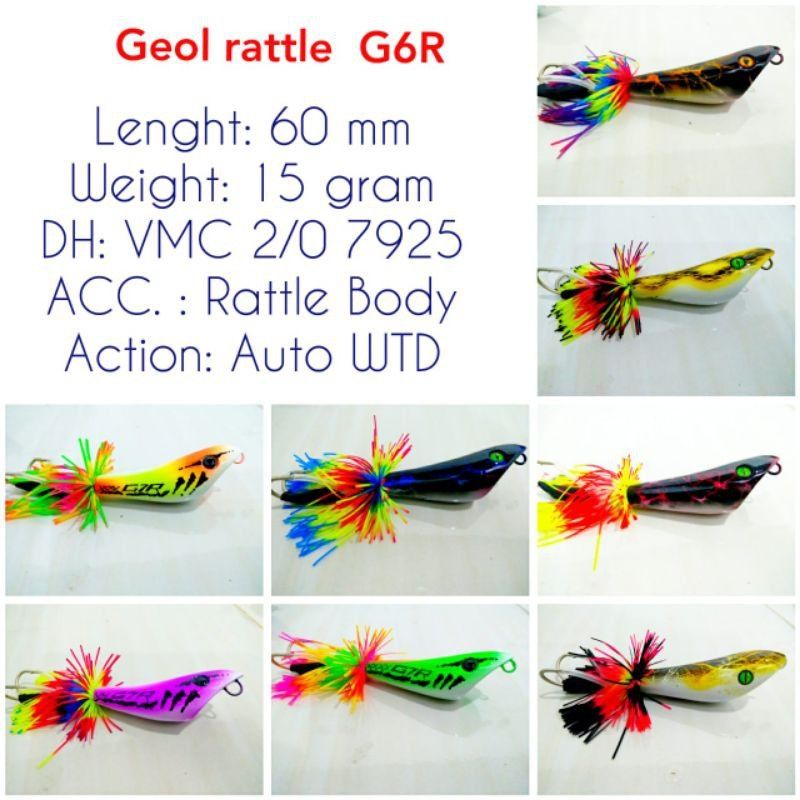 GEOL BAZE LURE RATTEL 15gram