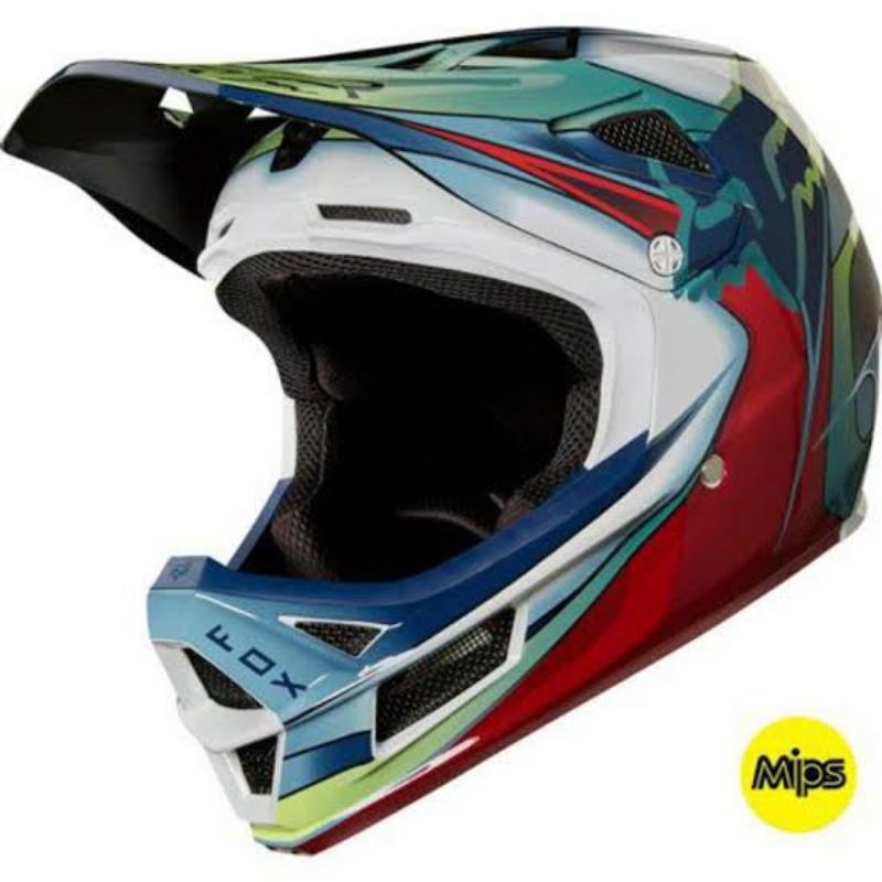 HELM SEPEDA FOX RAMPAGE PRO CARBON MIPS ORIGINAL HELM MTB DOWNHILL FOX