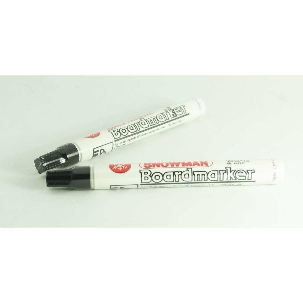 

SPIDOL SNOWMAN WHITE BOARD MARKER BG - 12 WARNA HITAM