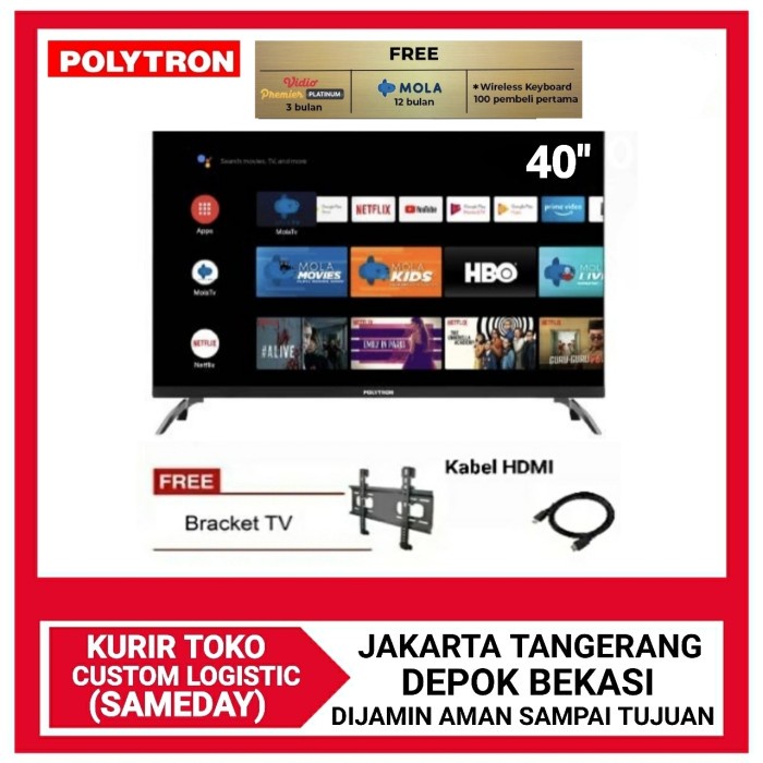 POLYTRON Smart Android Digital Mola TV 32inch PLD 32AG9953