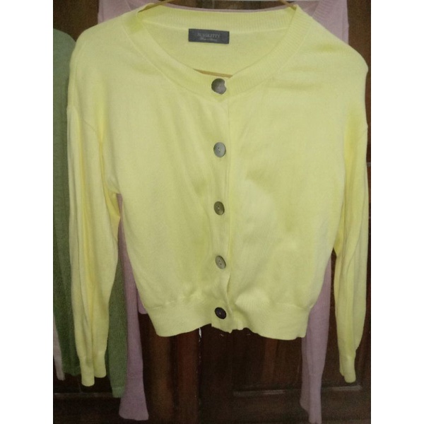 Cardigan Kuning