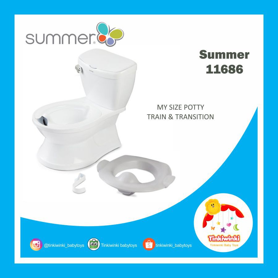 Summer Infant my size potty train &amp; transition WHITE