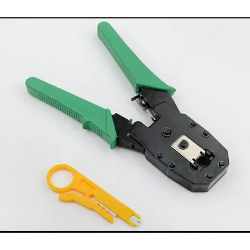 Tang Crimper Kabel LAN Plier Network Cable RJ45 RJ-11 tf-315 Green