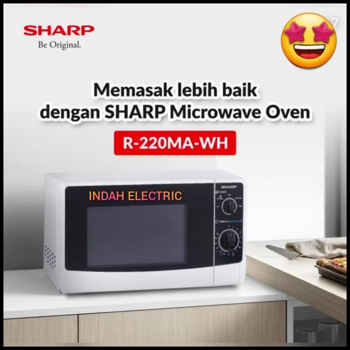 Jual Microwave Sharp R 220Ma-Wh 20Liter Low Watt Terbaru | Shopee Indonesia