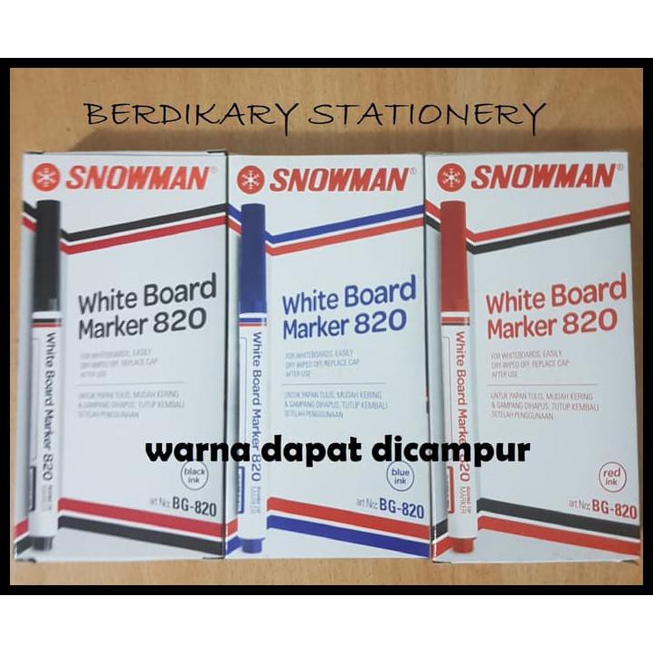 

SPIDOL WHITE BOARD SNOWMAN BG-820 (BISA DICAMPUR)
