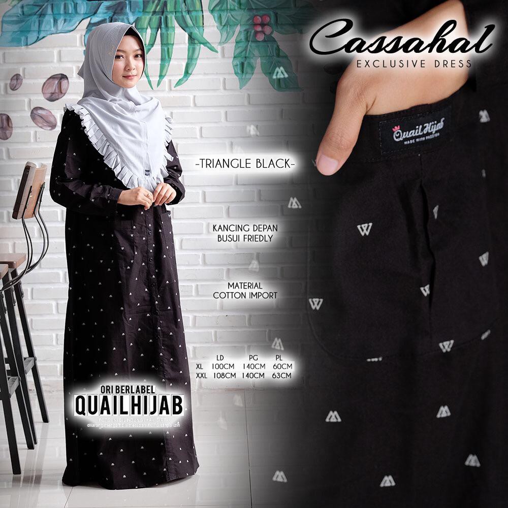 GAMIS CASSAHAL ori QUAIL HIJAB
