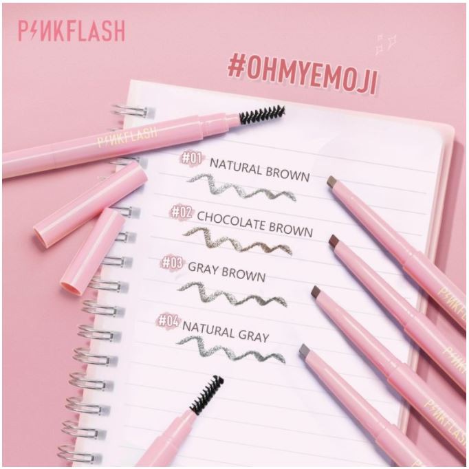 (READY &amp; ORI) Pinkflash Pink Flash Double Head Eyebrow Pencil E09 E 09