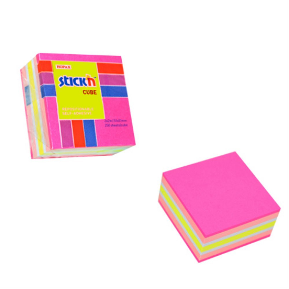 

Hari ini Sticky Note Hopax Regular Cube 21536 - 3x3 inch Neon Pastel Mixed - Post it Terlaris