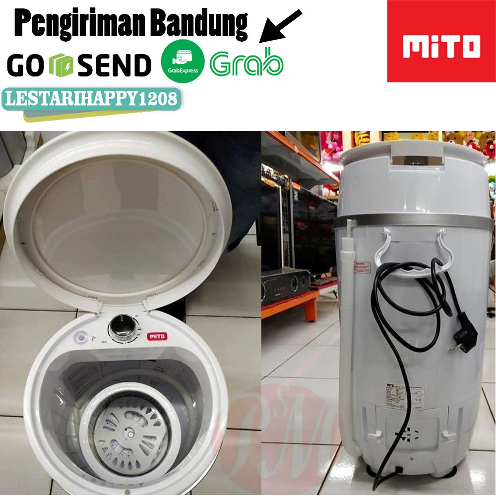 Mesin cuci portable mini mito 3.5 kg mito wm1 garansi resmi