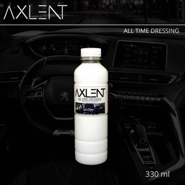 AXLENT ALL TIME DRESSING Penghitam Pengkilap Plastik &amp; Karet 330 ml