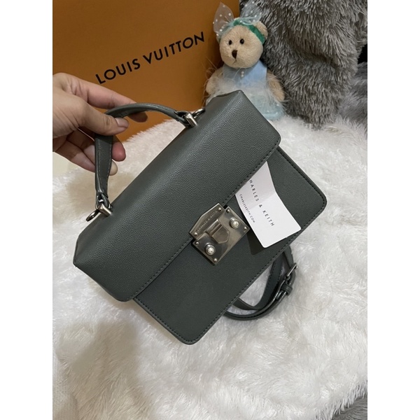 Charles & Keith bag army original