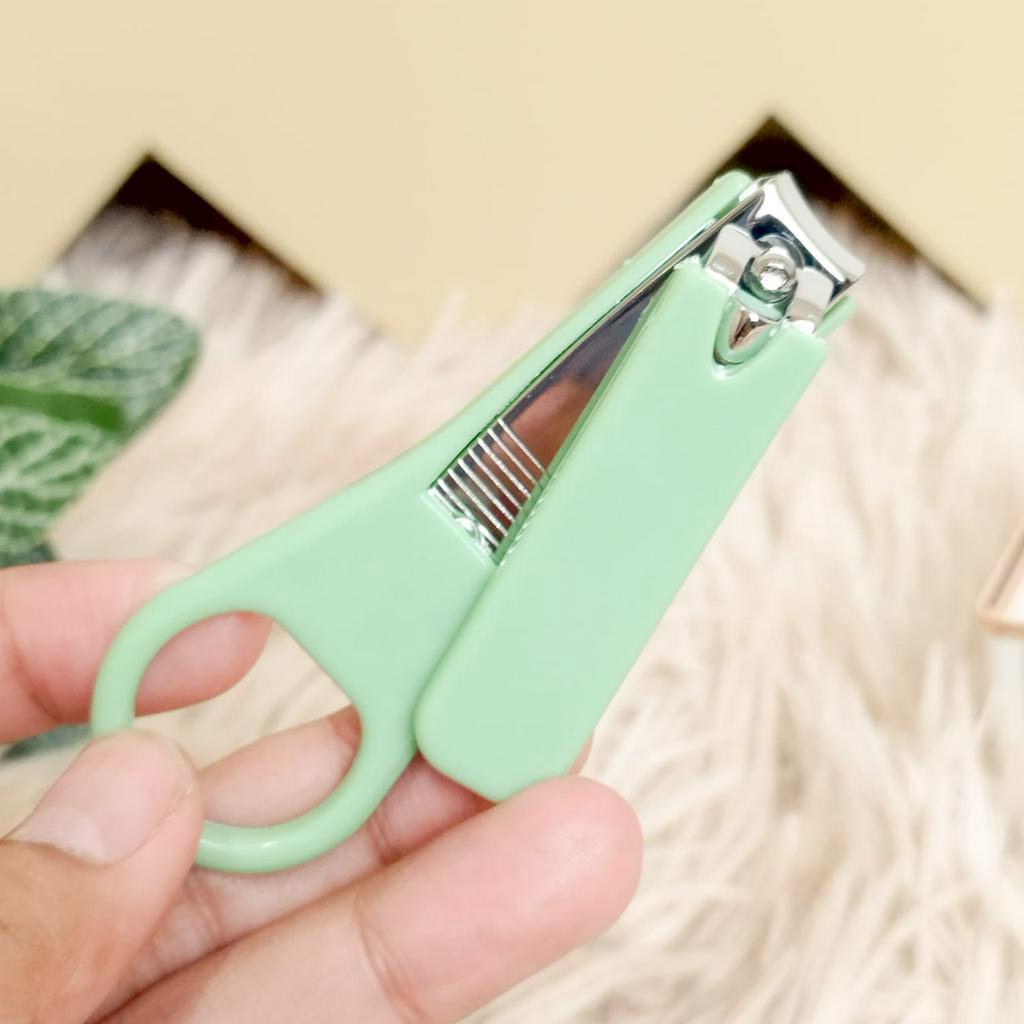 Gunting Kuku Polos Warna Pastel / Nail Clipper Soft Colour Harga Murah / Gunting Kuku ukuran Kecil Ready 5 Warna Kualitas Impor Terbaik bisa COD