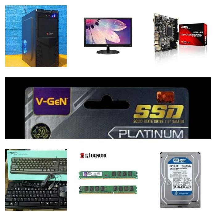 PC RAKITAN INTEL CORE i5 3470/SSD 128 GB