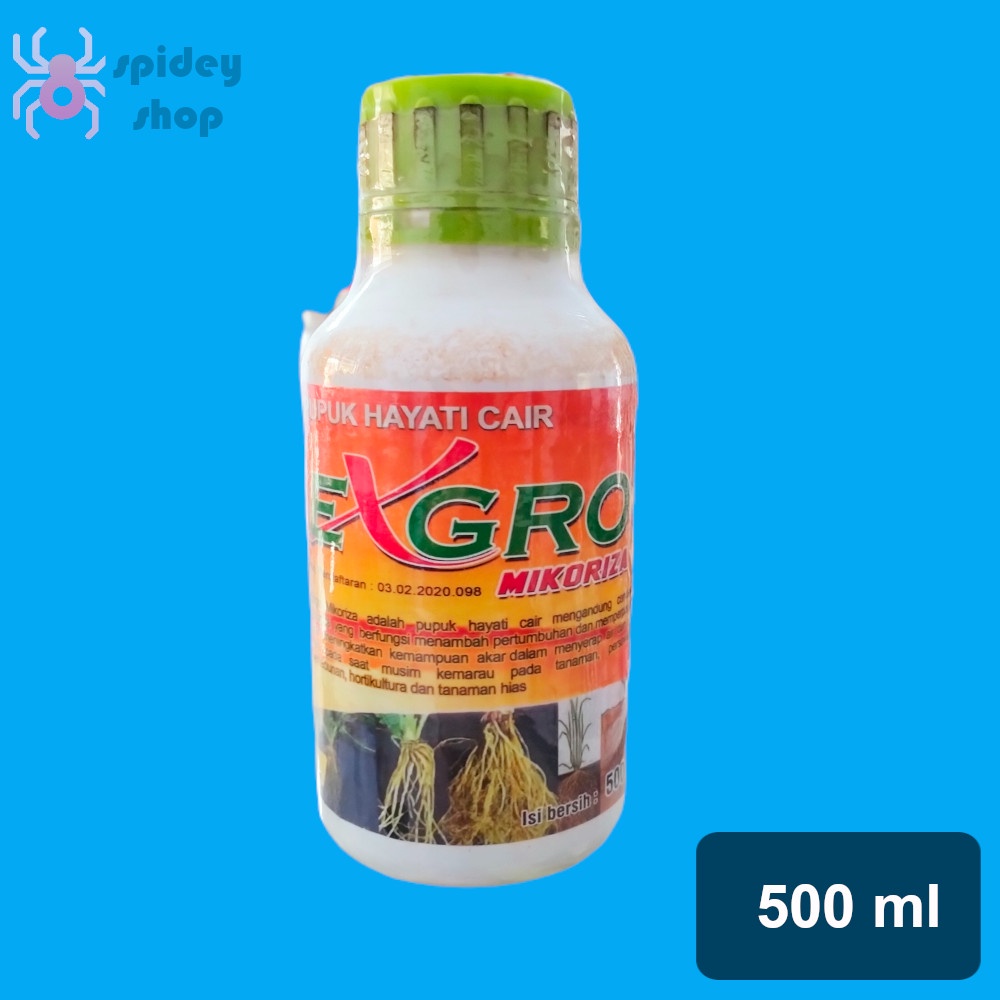 Exgro 500 ml Pupuk Mikoriza Cair Plus Tricoderma