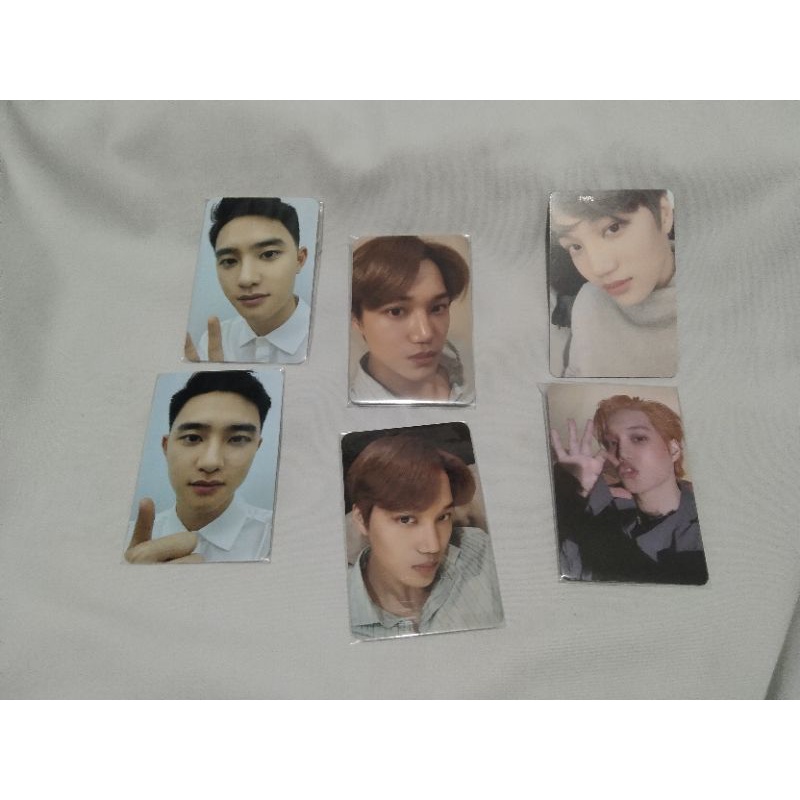 [Ready Stock] PHOTOCARD EXO KAI D.O KYUNGSOO | Pc Kai dftf pb 1| Pc Kai universe | Pc Kyungsoo set |