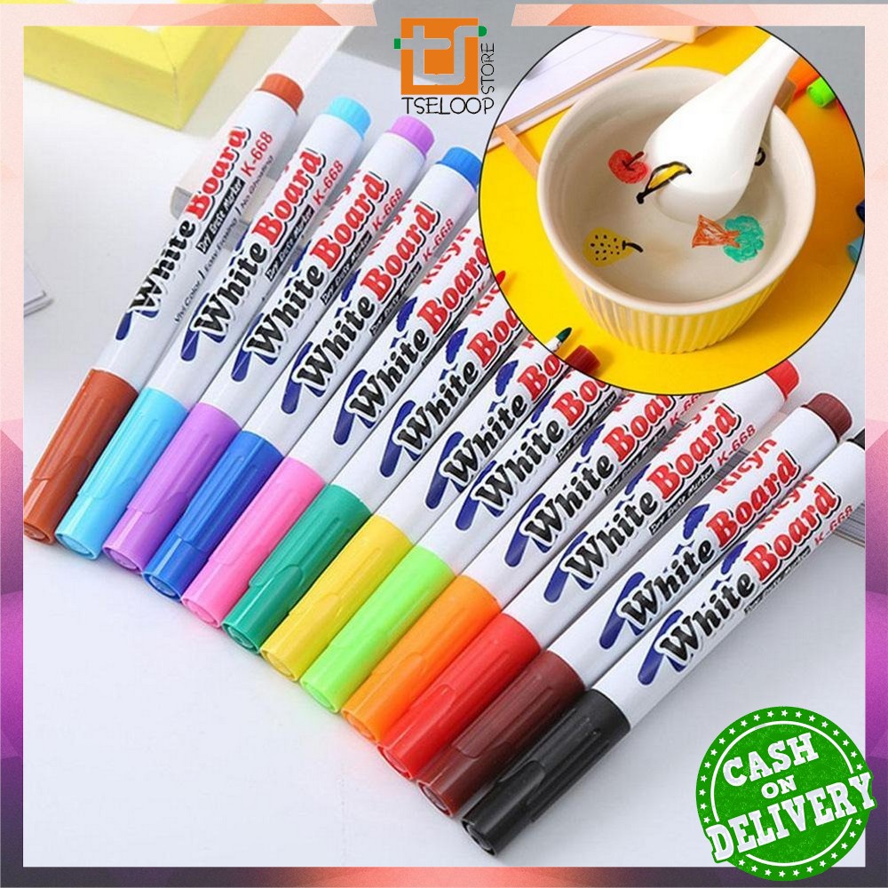 

OFM-A31 Spidol Ajaib Mainan Spidol Air Tulisan Mengapung / Spidol Whiteboard Warna / Mainan Edukasi Anak Spidol Papan Tulis Spidol Ajaib