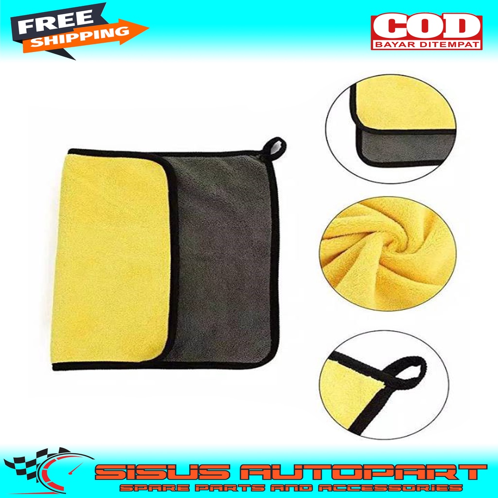 KAIN LAP MICROFIBER 30X30CM / KAIN LAP MOBIL MICROFIBER 2 SISI 30X30CM