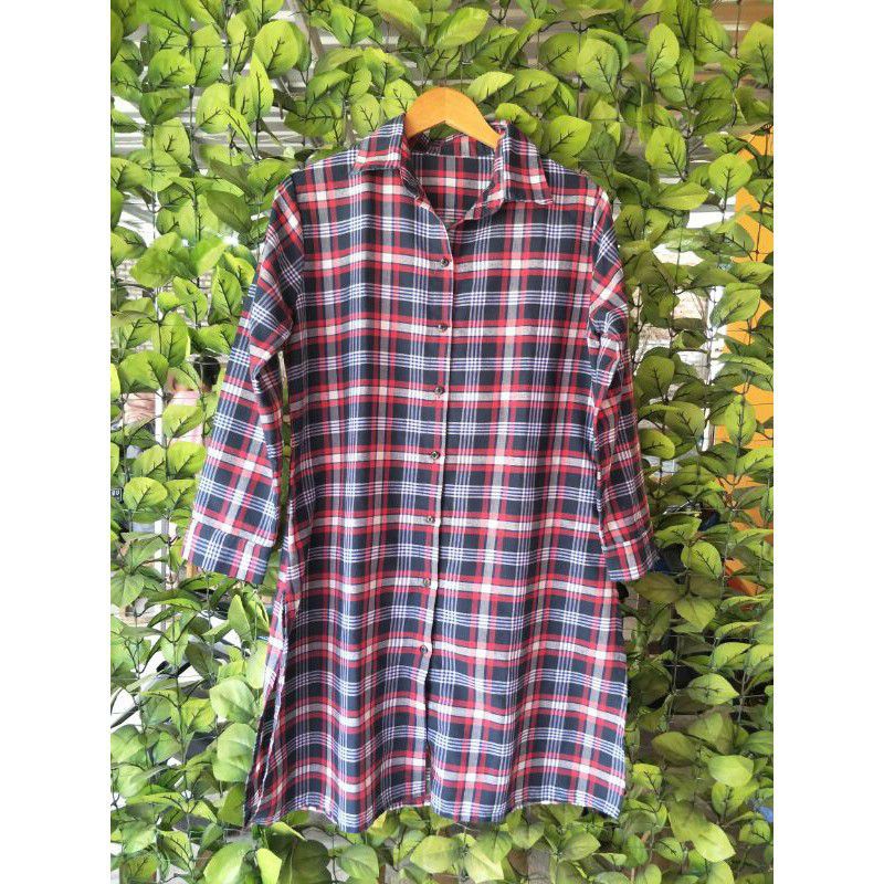 Kemeja Tartan Preloved