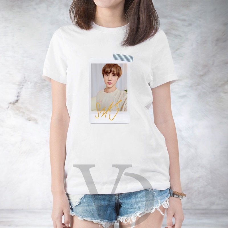 ATASAN WANITA dan LAKI LAKI / kaos unisex / oversize tee  / baju kpop / army photocard