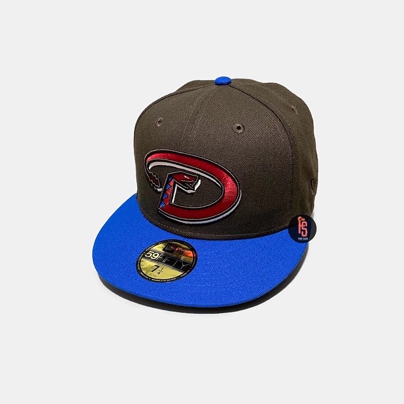 TOPI NEW ERA ORIGINAL 5950 20TH ANNIVERSARY ARIZONA DIAMONDBACKS BLUE UV CARDINAL