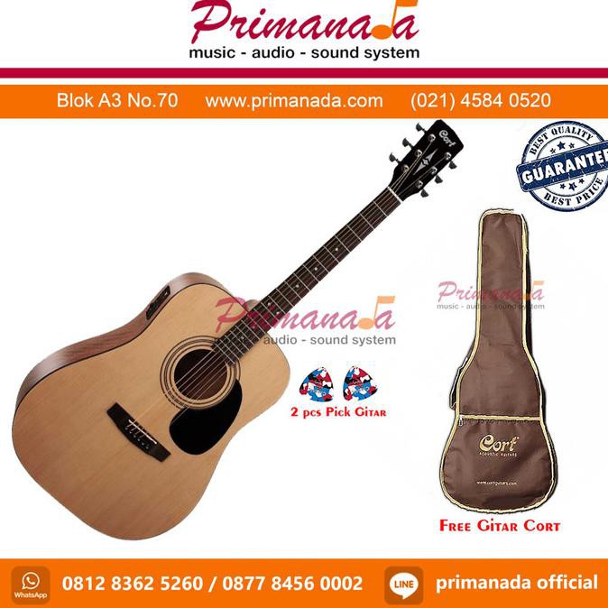 Gitar Akustik Cort Ad-810E-Op Ad810 Op Ad810Op Dreadnought