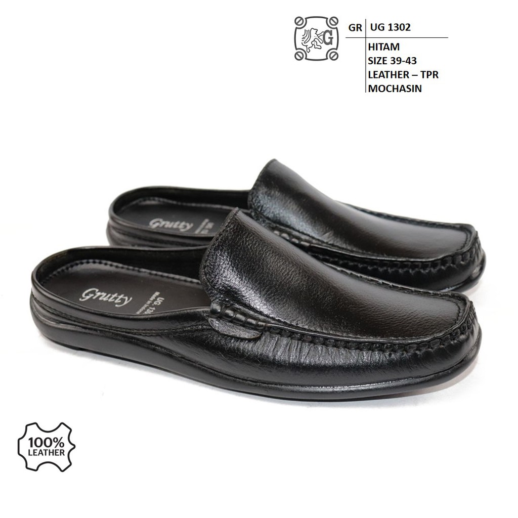 Sandal Pria Bustong Grutty UG1302 Hitam