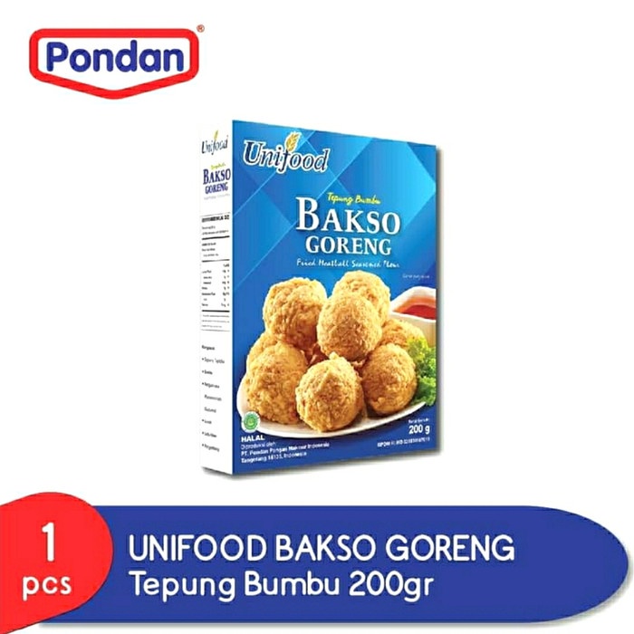 

MURAH PONDAN TEPUNG BUMBU BAKSO GORENG 200 GR