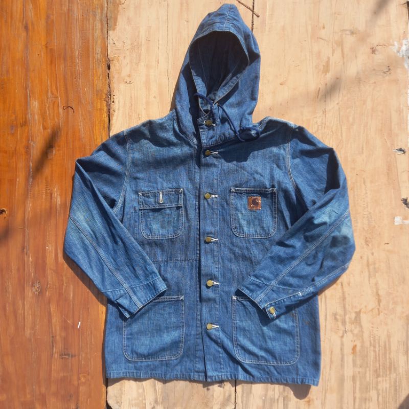 carhartt denim jacket
