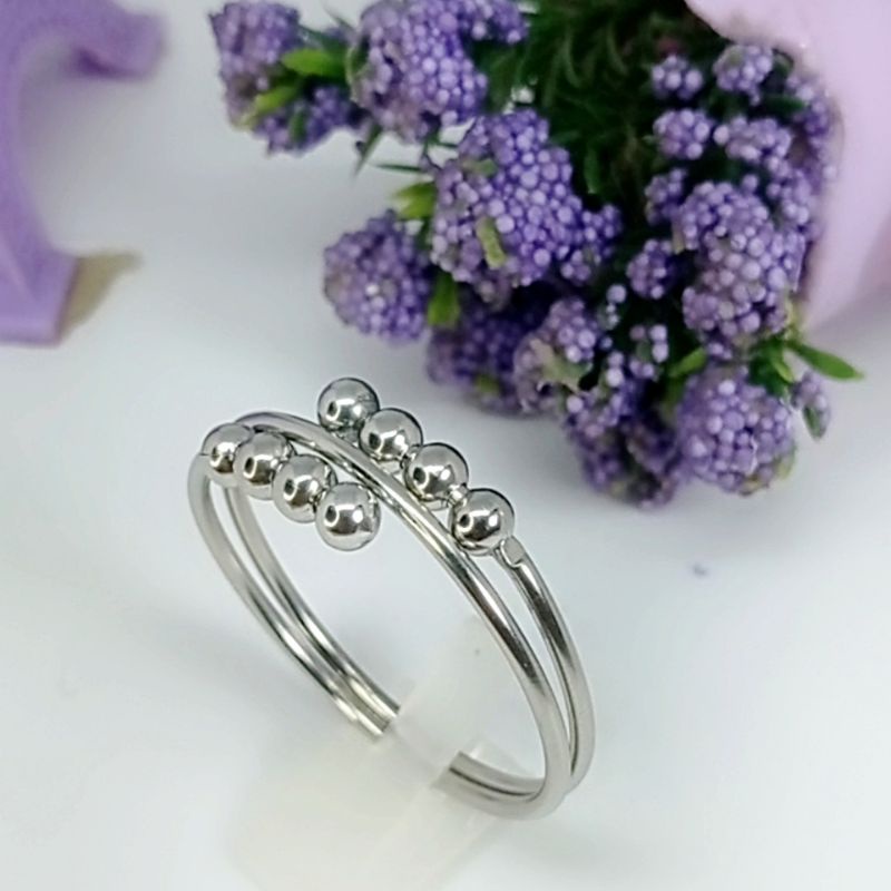 Gelang anak baja Putih anti alergi anti luntur jaminan 100%