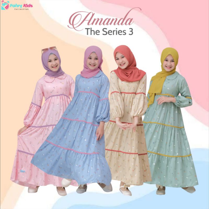 gamis Amanda by Fahry kids